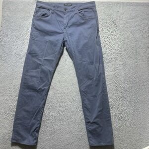 Mavi Jeans Mens 36x34 Khaki Zach Straight Leg Blue  Stretch Preppy Denim